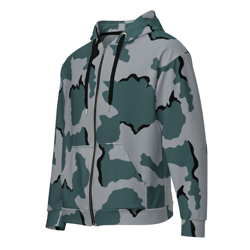 Coffee Stain Urban CAMO Unisex Zip Hoodie