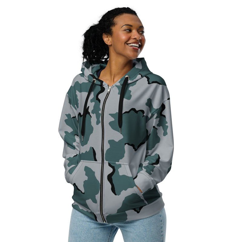 Coffee Stain Urban CAMO Unisex Zip Hoodie