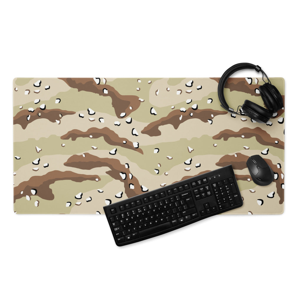 American Desert Battle Dress Uniform (DBDU) CAMO Gaming mouse pad - 36″×18″ - Mouse Pad