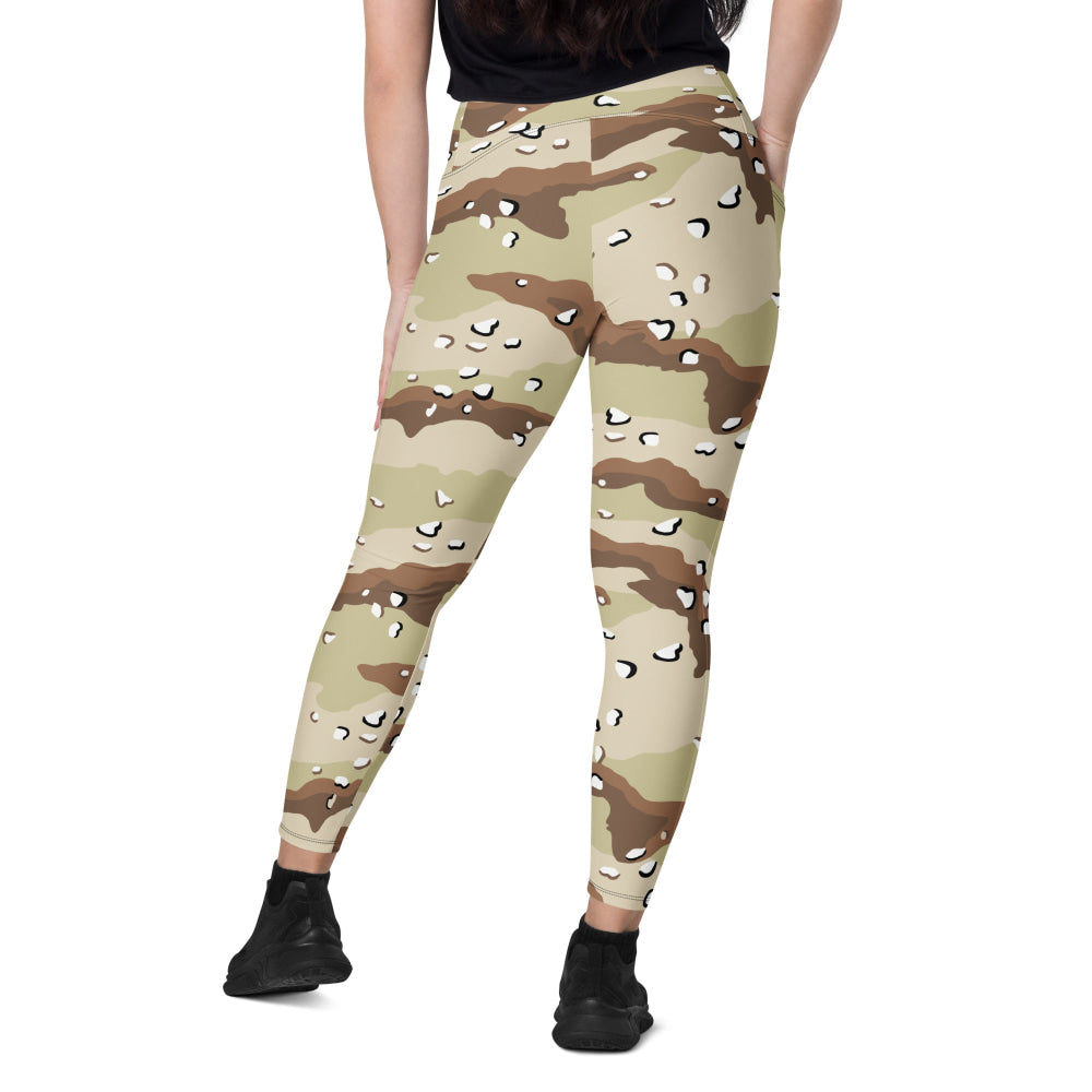 American Desert Battle Dress Uniform (DBDU) CAMO Leggings with pockets - Womens With Pockets