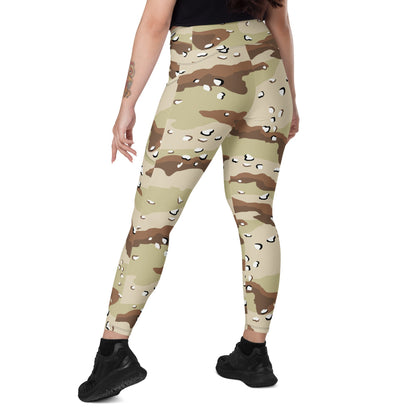 American Desert Battle Dress Uniform (DBDU) CAMO Leggings with pockets - Womens With Pockets