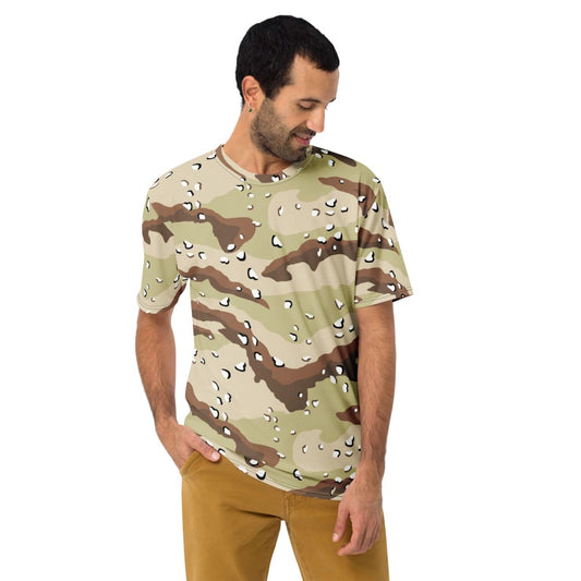 American Desert Battle Dress Uniform (DBDU) CAMO Men’s T-shirt - Mens T-Shirt