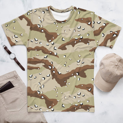 American Desert Battle Dress Uniform (DBDU) CAMO Men’s T-shirt - XS - Mens T-Shirt