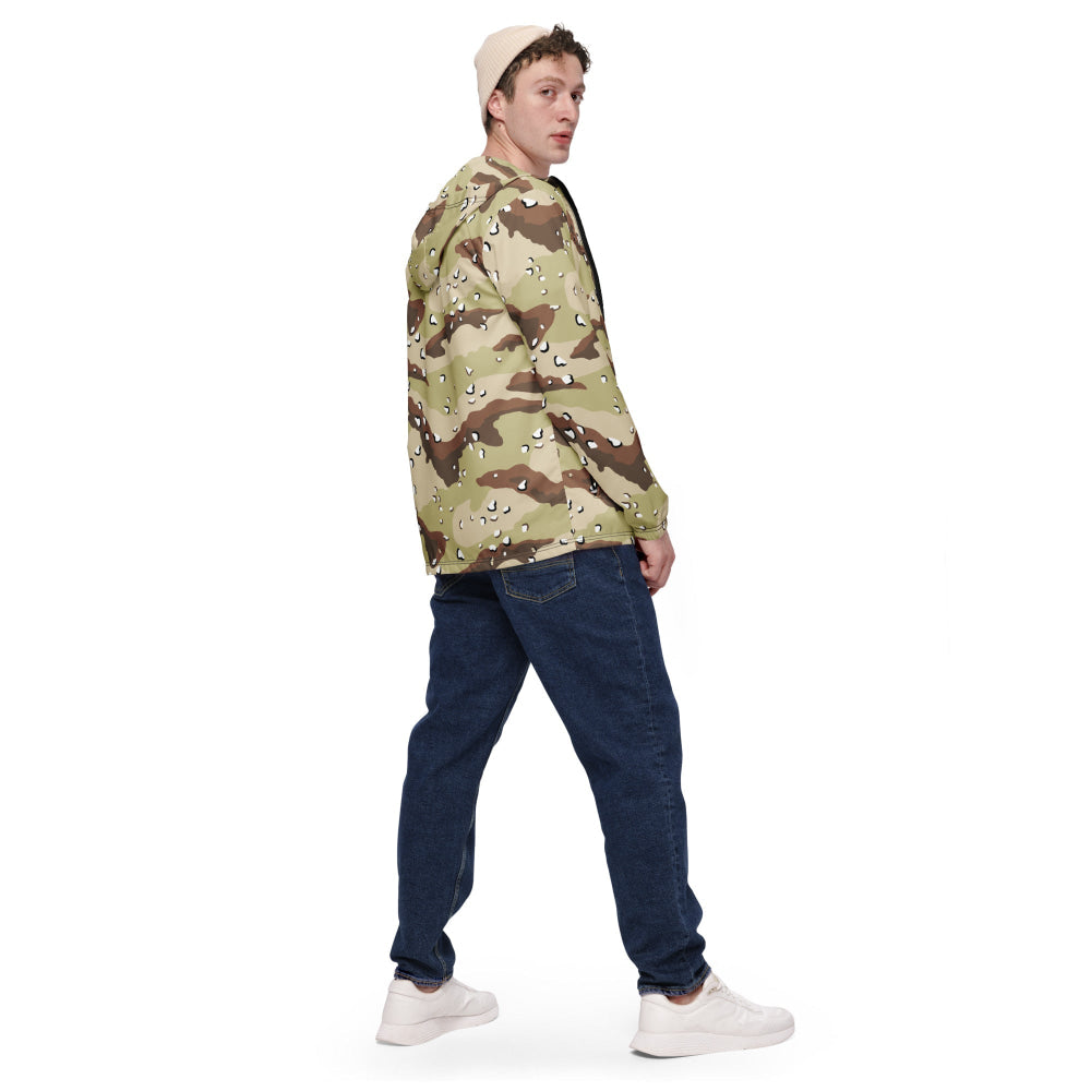 American Desert Battle Dress Uniform (DBDU) CAMO Men’s windbreaker - Mens Windbreaker