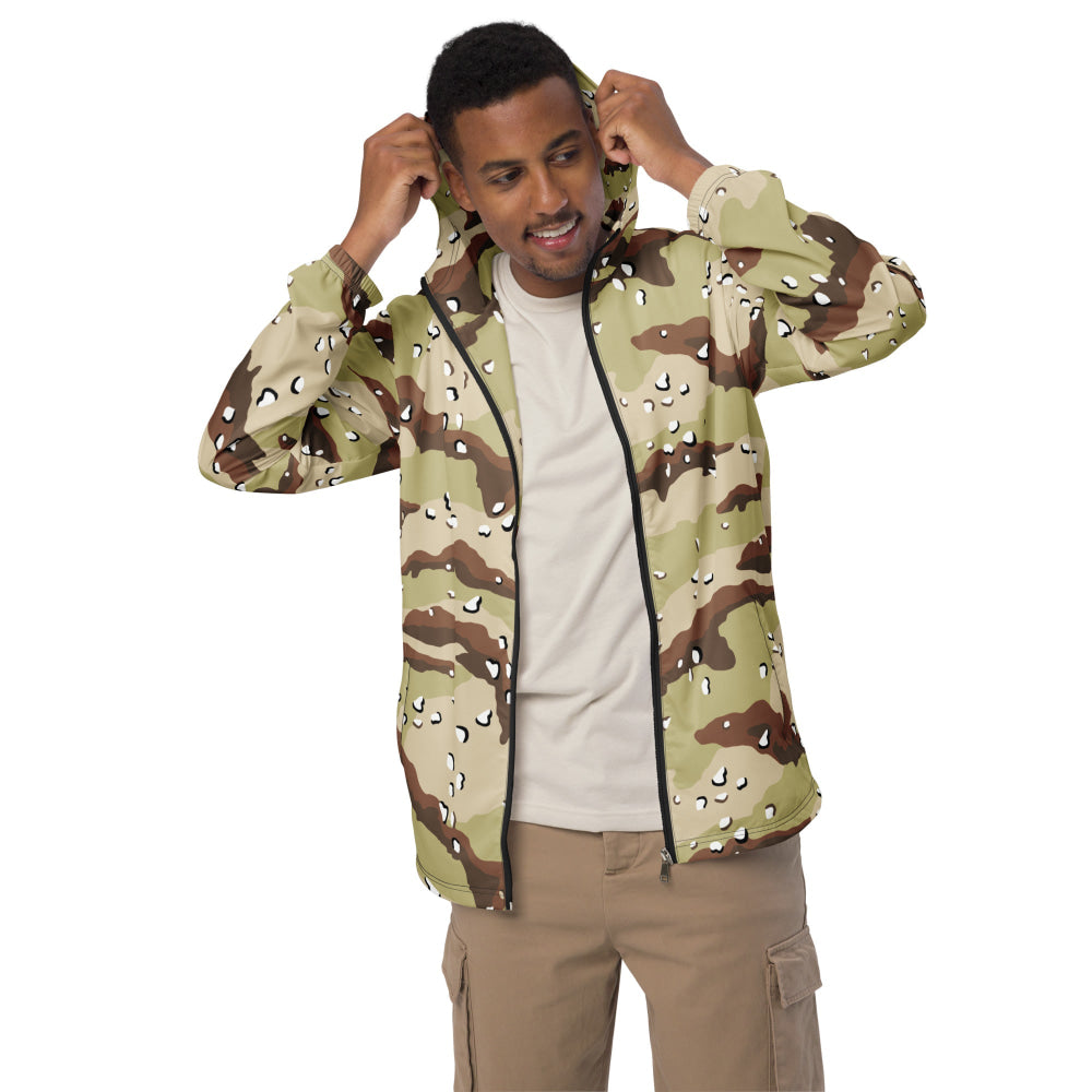 American Desert Battle Dress Uniform (DBDU) CAMO Men’s windbreaker - Mens Windbreaker