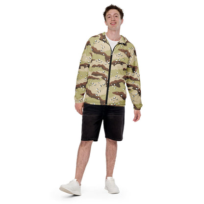 American Desert Battle Dress Uniform (DBDU) CAMO Men’s windbreaker - Mens Windbreaker