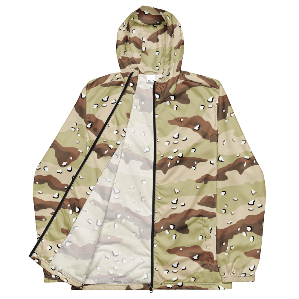 American Desert Battle Dress Uniform (DBDU) CAMO Men’s windbreaker - Mens Windbreaker