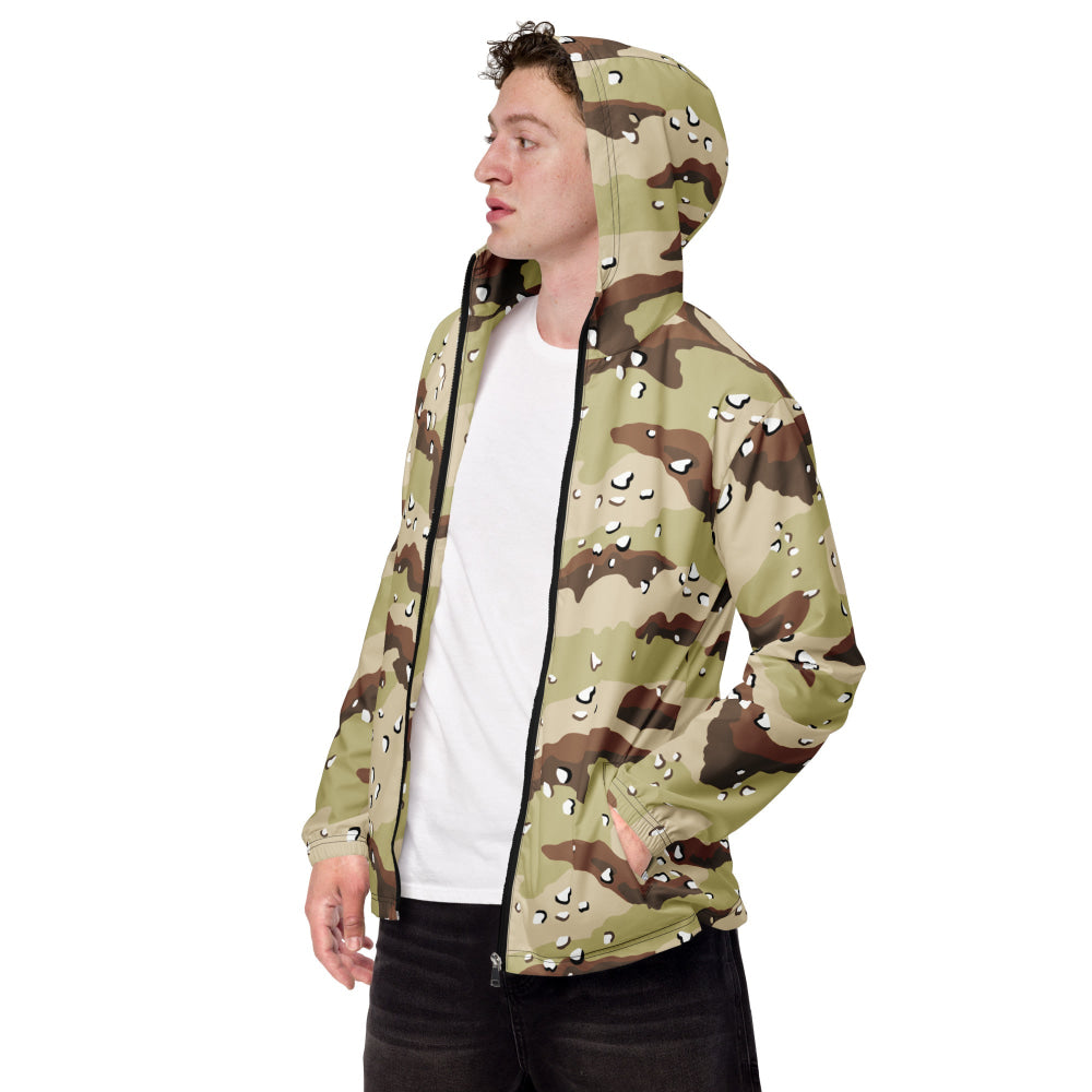 American Desert Battle Dress Uniform (DBDU) CAMO Men’s windbreaker - XS - Mens Windbreaker