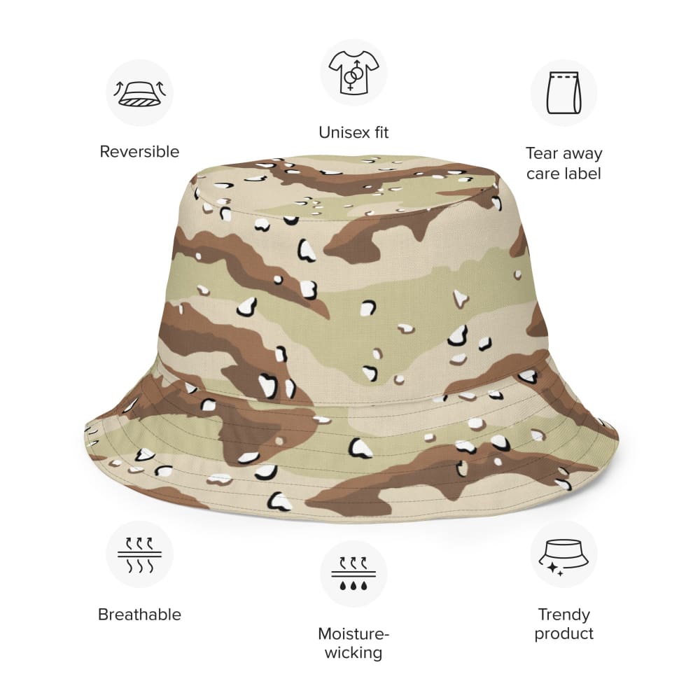 American Desert Battle Dress Uniform (DBDU) CAMO Reversible bucket hat