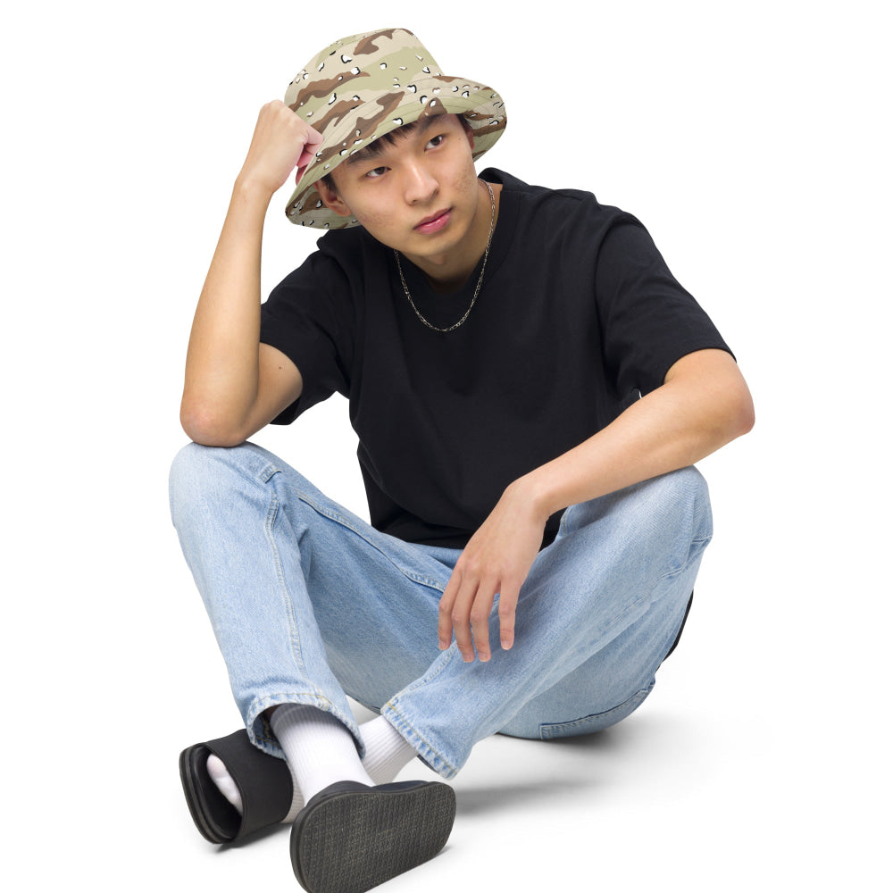 American Desert Battle Dress Uniform (DBDU) CAMO Reversible bucket hat - Bucket Hat