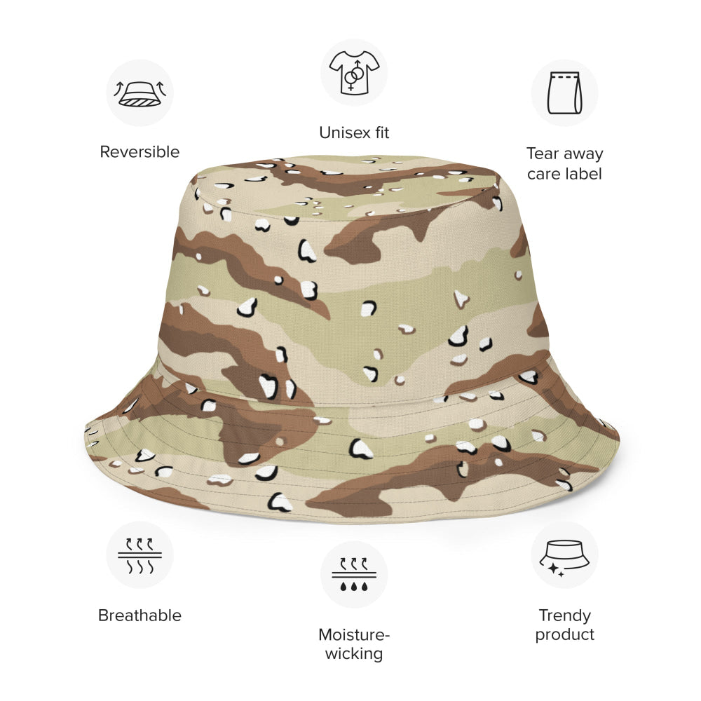 American Desert Battle Dress Uniform (DBDU) CAMO Reversible bucket hat - Bucket Hat