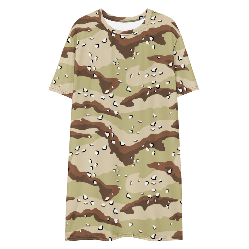 American Desert Battle Dress Uniform (DBDU) CAMO T-shirt dress - Womens T-Shirt