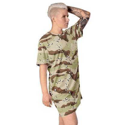 American Desert Battle Dress Uniform (DBDU) CAMO T-shirt dress - Womens T-Shirt