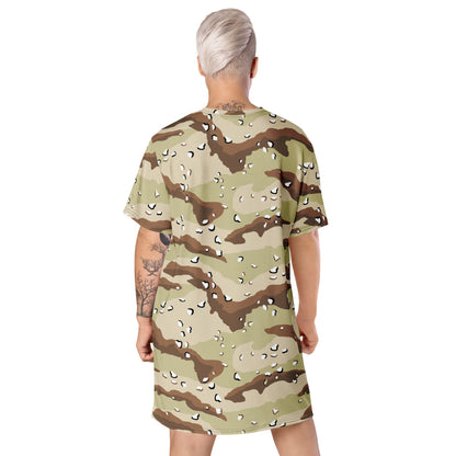 American Desert Battle Dress Uniform (DBDU) CAMO T-shirt dress - Womens T-Shirt