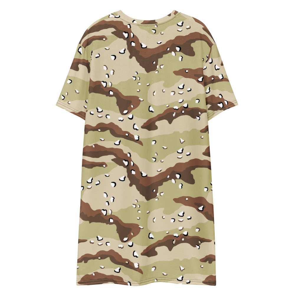 American Desert Battle Dress Uniform (DBDU) CAMO T-shirt dress - Womens T-Shirt