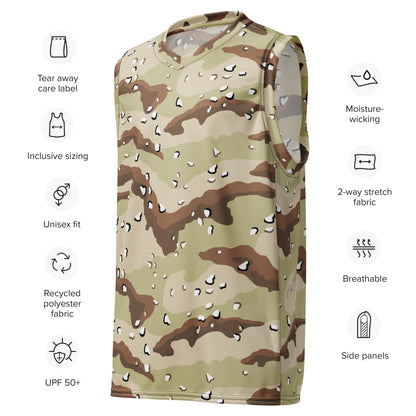 American Desert Battle Dress Uniform (DBDU) CAMO unisex basketball jersey - Unisex Basketball Jersey