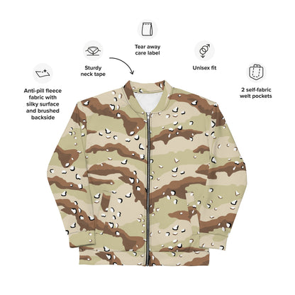 American Desert Battle Dress Uniform (DBDU) CAMO Unisex Bomber Jacket