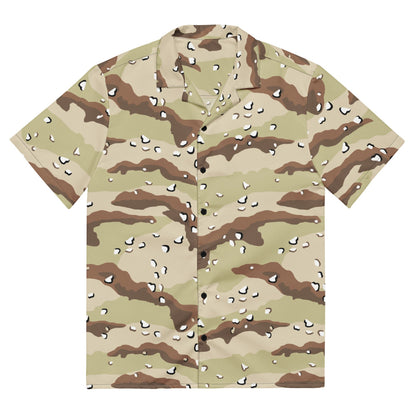 American Desert Battle Dress Uniform (DBDU) CAMO Unisex button shirt - 2XS - Button Shirt