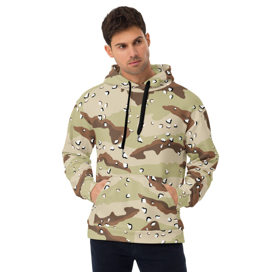 American Desert Battle Dress Uniform (DBDU) CAMO Unisex Hoodie - 2XS