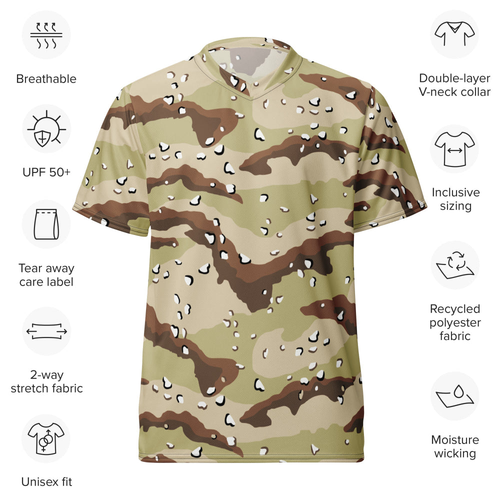 American Desert Battle Dress Uniform (DBDU) CAMO unisex sports jersey - Unisex Sports Jersey