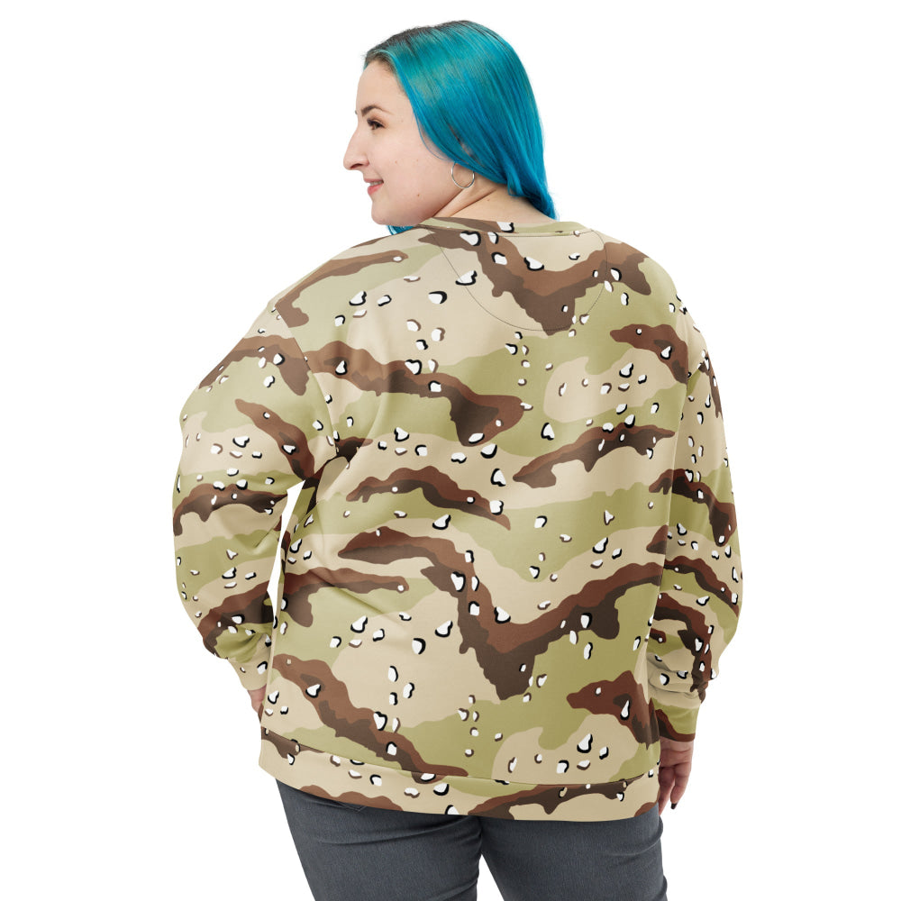 American Desert Battle Dress Uniform (DBDU) CAMO Unisex Sweatshirt