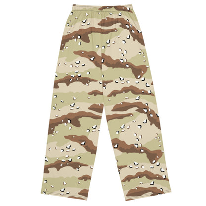 American Desert Battle Dress Uniform (DBDU) CAMO unisex wide-leg pants - Unisex Wide-Leg Pants