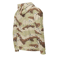 American Desert Battle Dress Uniform (DBDU) CAMO Unisex zip hoodie