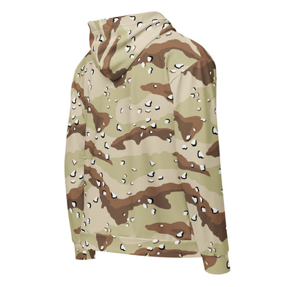 American Desert Battle Dress Uniform (DBDU) CAMO Unisex zip hoodie - Zip Hoodie