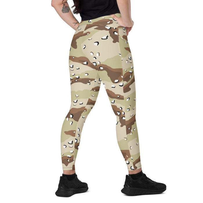 American Desert Battle Dress Uniform (DBDU) CAMO Women’s Leggings with pockets - 2XS