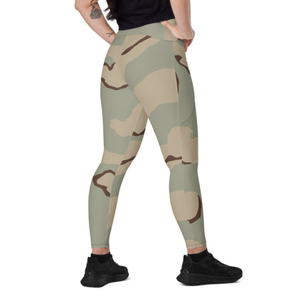 American Desert Combat Uniform (DCU) CAMO Leggings with pockets - 2XS - Womens With Pockets