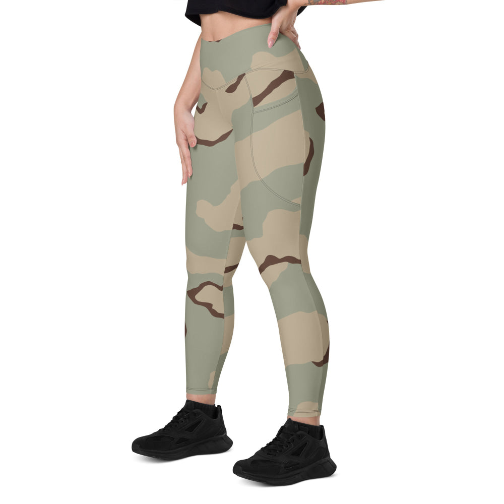 American Desert Combat Uniform (DCU) CAMO Leggings with pockets - Womens With Pockets