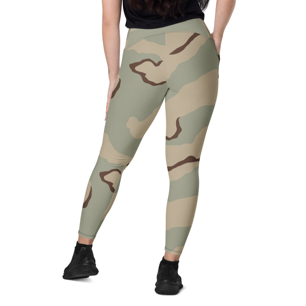 American Desert Combat Uniform (DCU) CAMO Leggings with pockets - Womens With Pockets