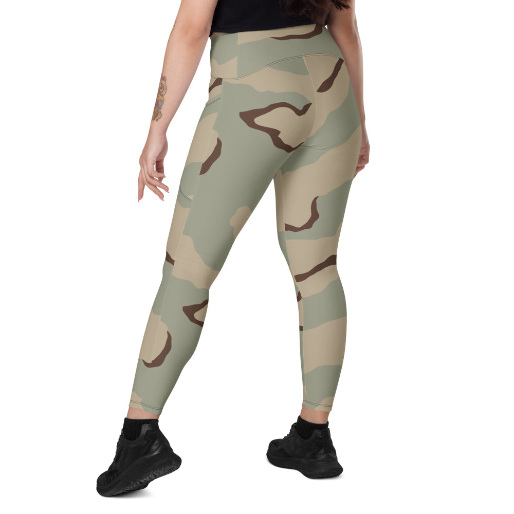 American Desert Combat Uniform (DCU) CAMO Leggings with pockets - Womens With Pockets