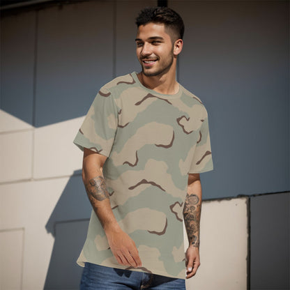 American Desert Combat Uniform (DCU) CAMO Men’s 100% Cotton T-Shirt - Mens