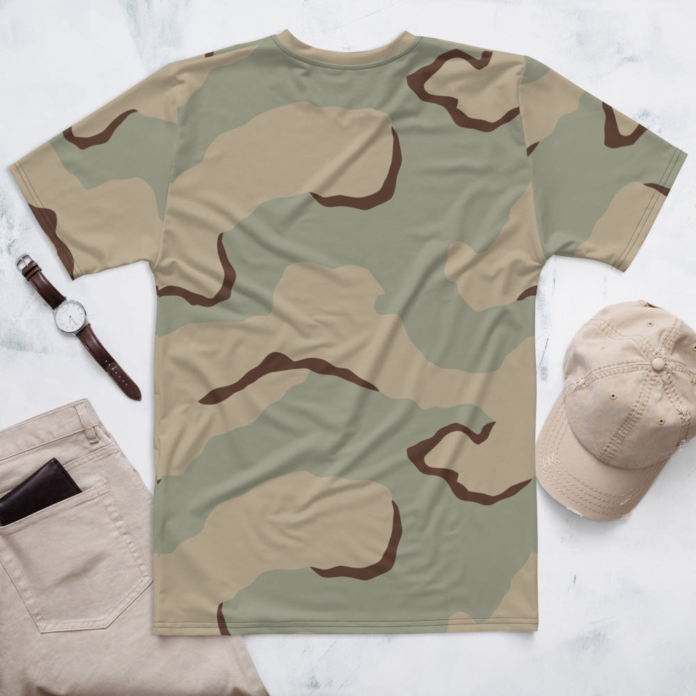 American Desert Combat Uniform (DCU) CAMO Men’s T-shirt - Mens T-Shirt