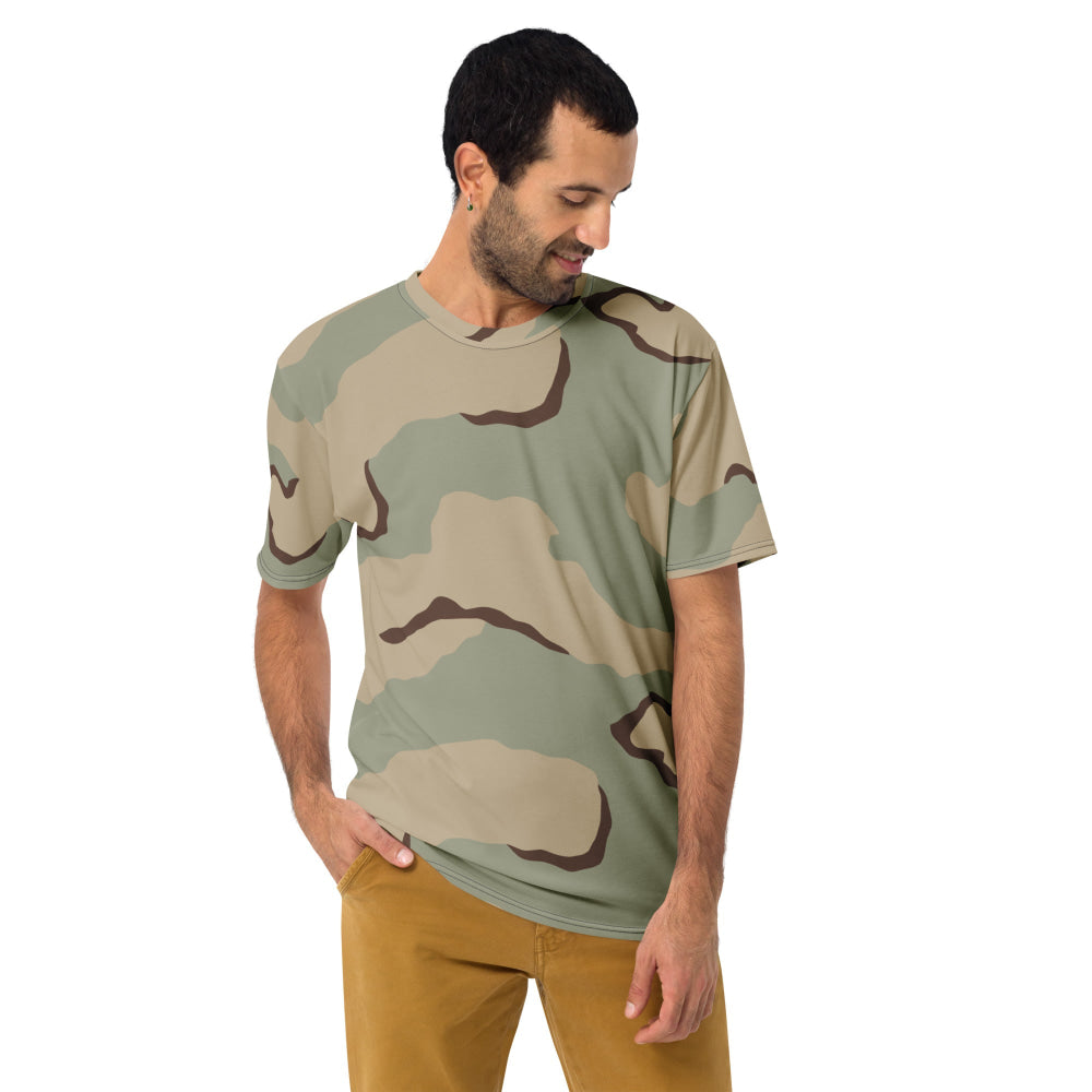 American Desert Combat Uniform (DCU) CAMO Men’s T-shirt - Mens T-Shirt