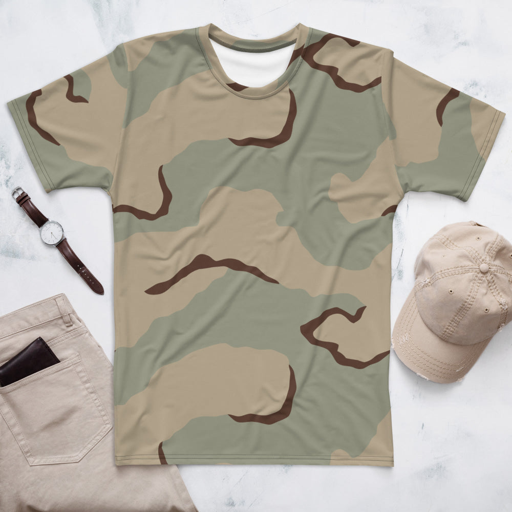 American Desert Combat Uniform (DCU) CAMO Men’s T-shirt - XS - Mens T-Shirt