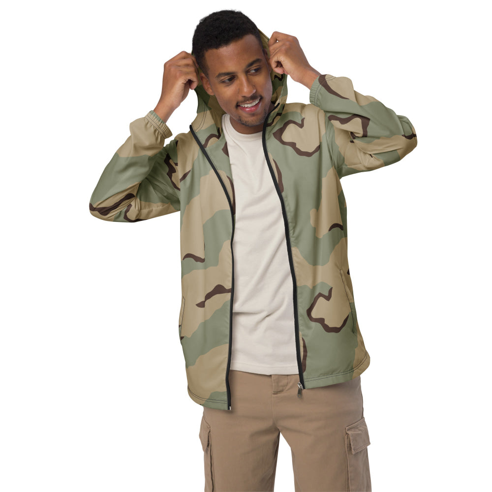 American Desert Combat Uniform (DCU) CAMO Men’s windbreaker - Mens Windbreaker