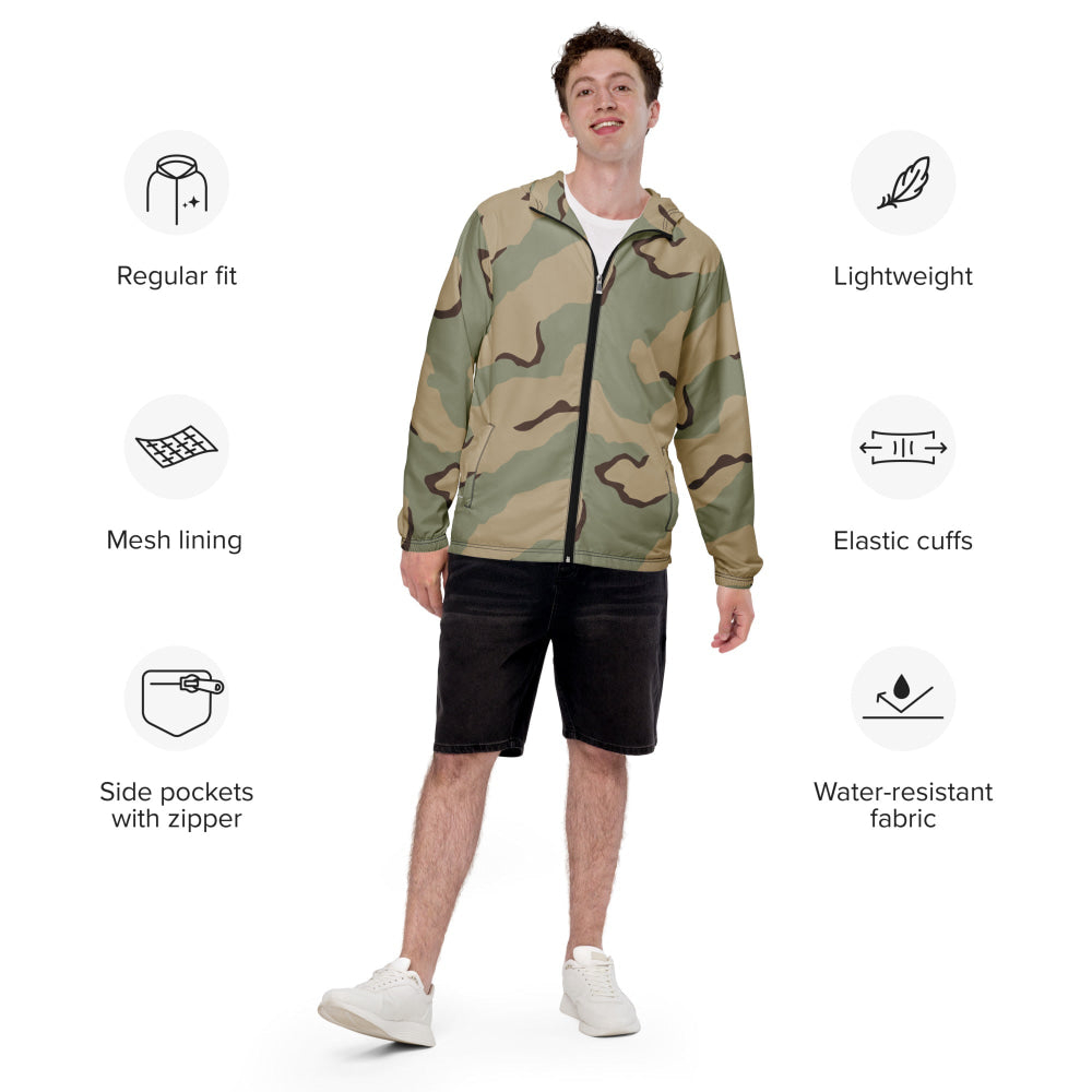 American Desert Combat Uniform (DCU) CAMO Men’s windbreaker - Mens Windbreaker