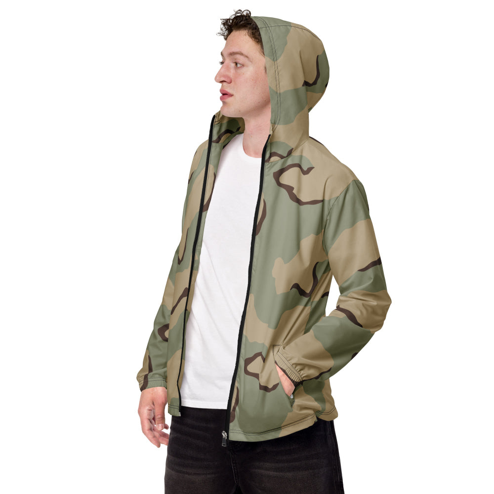 American Desert Combat Uniform (DCU) CAMO Men’s windbreaker - XS - Mens Windbreaker