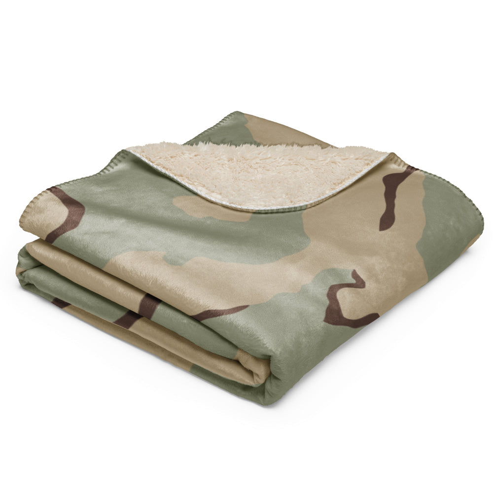 American Desert Combat Uniform (DCU) CAMO Sherpa blanket - Blanket