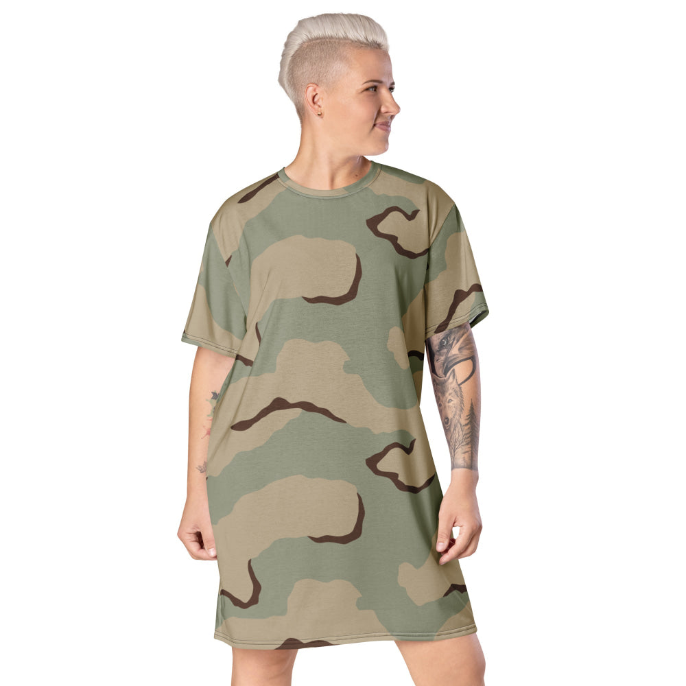 American Desert Combat Uniform (DCU) CAMO T-shirt dress - 2XS - Womens T-Shirt Dress