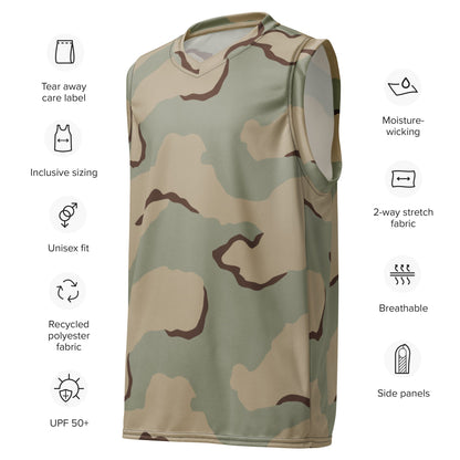 American Desert Combat Uniform (DCU) CAMO unisex basketball jersey - Unisex Basketball Jersey