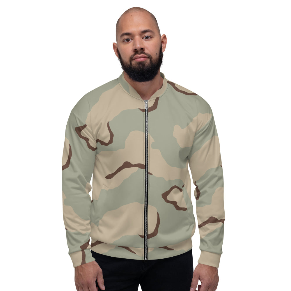 American Desert Combat Uniform (DCU) CAMO Unisex Bomber Jacket