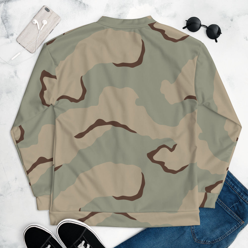 American Desert Combat Uniform (DCU) CAMO Unisex Bomber Jacket