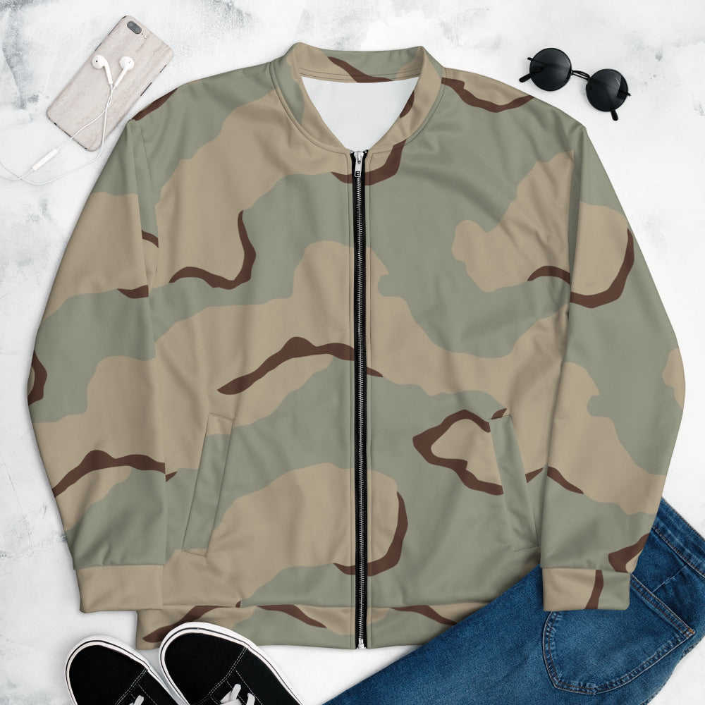 American Desert Combat Uniform (DCU) CAMO Unisex Bomber Jacket - XS