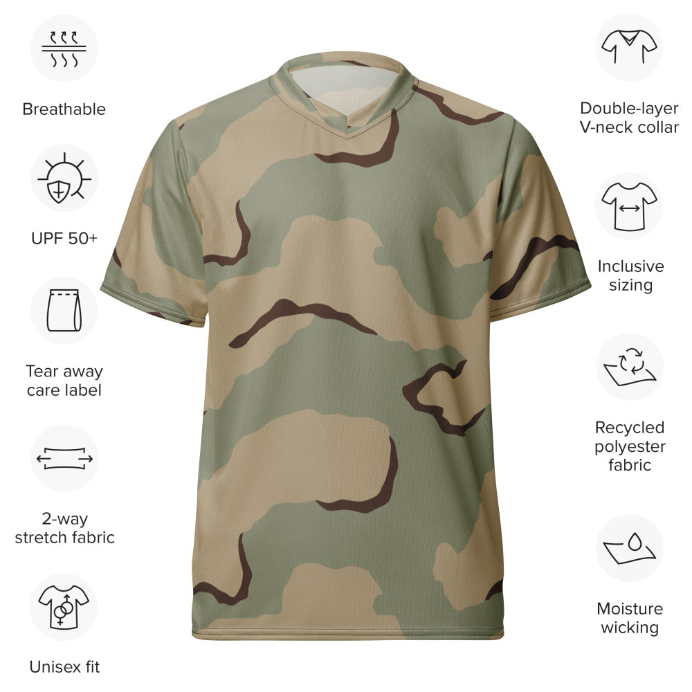 American Desert Combat Uniform (DCU) CAMO unisex sports jersey - Unisex Sports Jersey