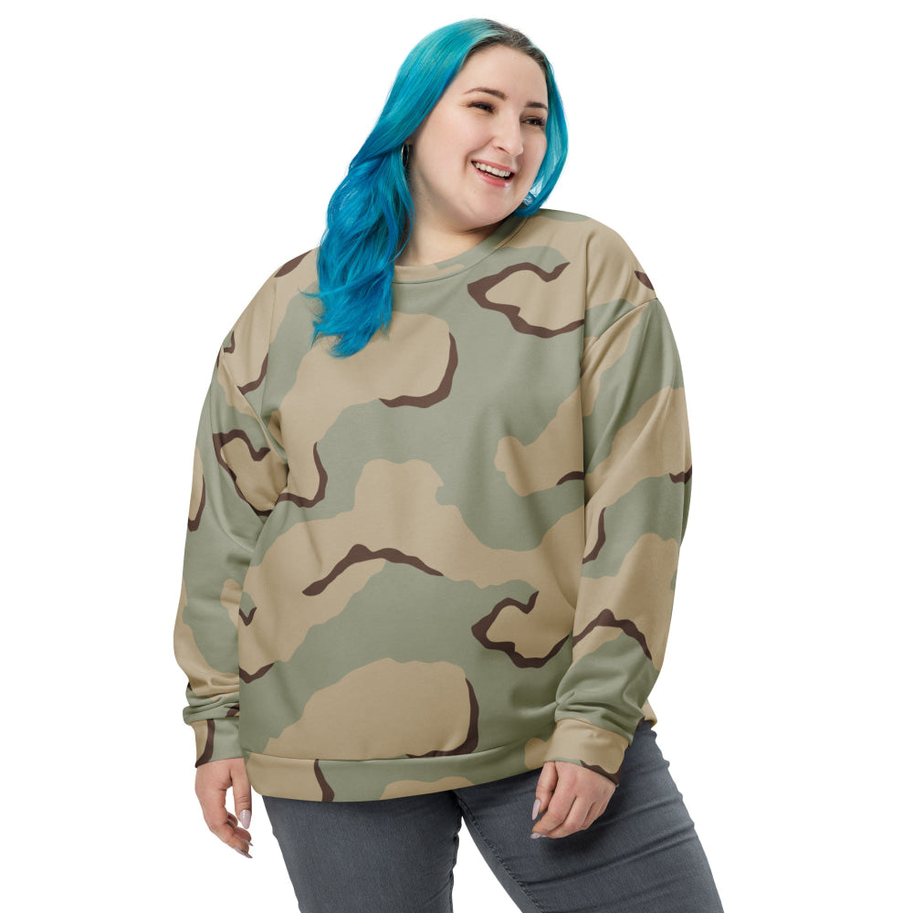 American Desert Combat Uniform (DCU) CAMO Unisex Sweatshirt