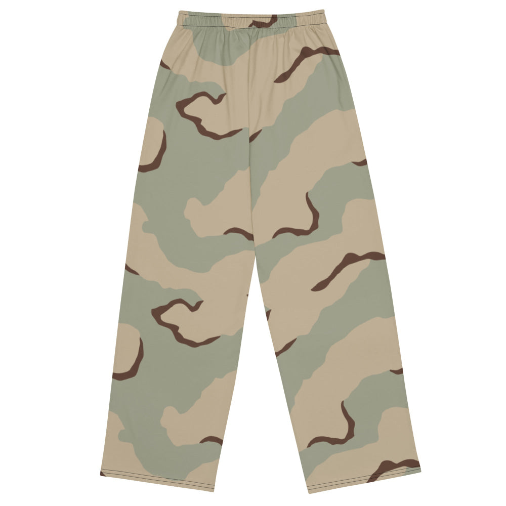 American Desert Combat Uniform (DCU) CAMO unisex wide-leg pants - Unisex Wide-Leg Pants