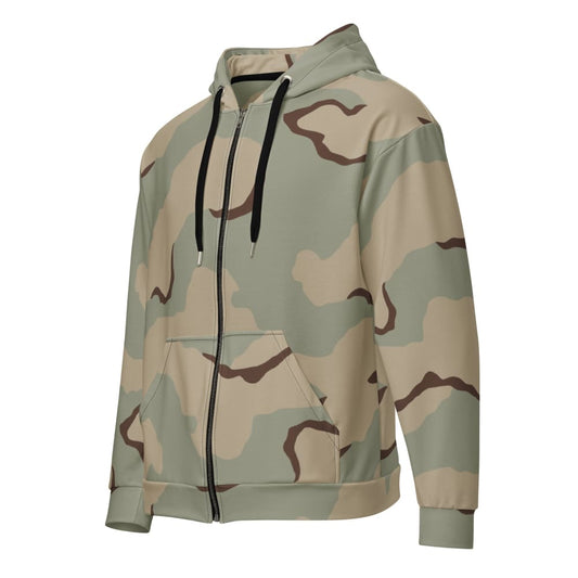 American Desert Combat Uniform (DCU) CAMO Unisex zip hoodie - 2XS
